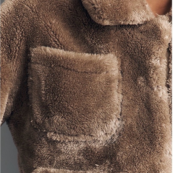 Anthropologie Teddy Jacket in Rich Brown - Picture 4 of 5